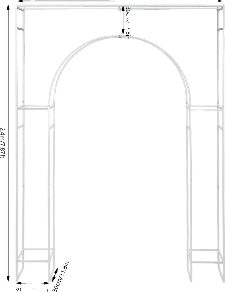 Support de fond XL blanc stable fini les structures qui plient en acier