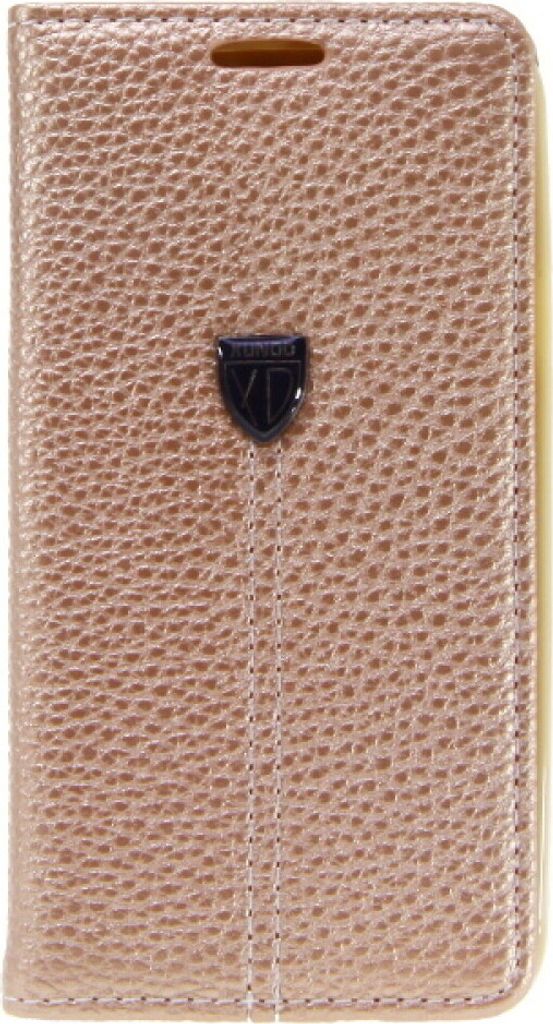 Kryt na mobilný telefón Book Case pre Galaxy A3 Gold Obrázok produktu 
