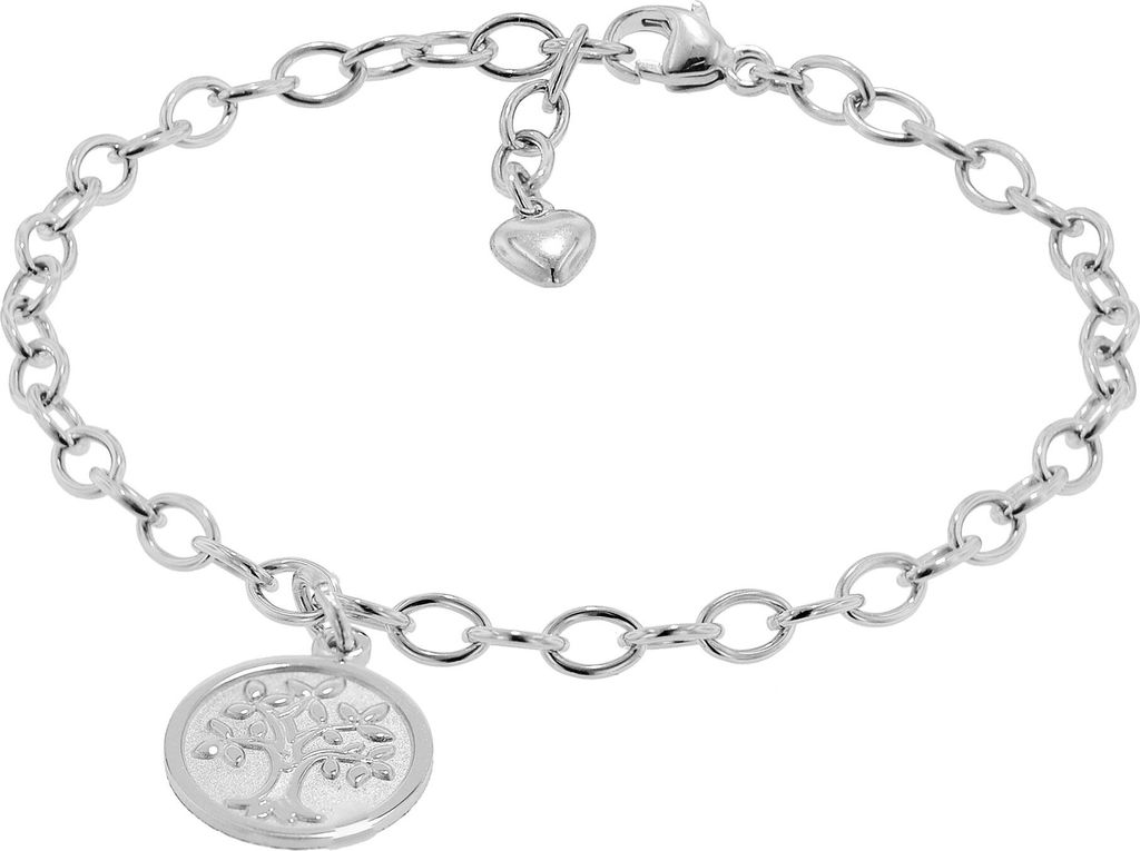trendor 51175 Mädchen-Armband mit Lebensbaum 925 Sterlingsilber 18 cm