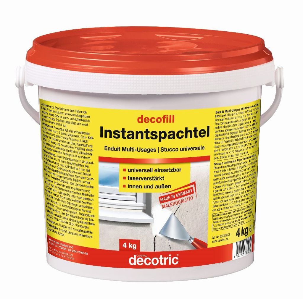 Decotric Decofill Instantspachtel 4 kg Produktbild 
