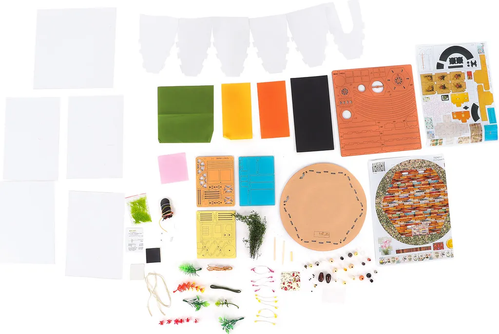 Flower Room Kit Modellismo Legno 3D - Idea Regalo Creativa Stampo Fiori