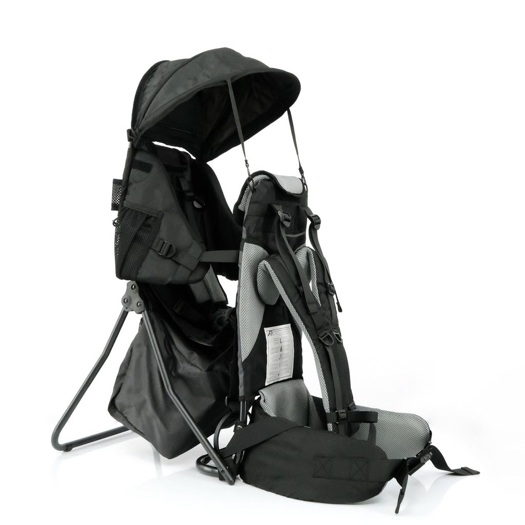 Kindertrage Lil´Boss Kids Rückentrage, Schwarz-Grau | Produktbild 