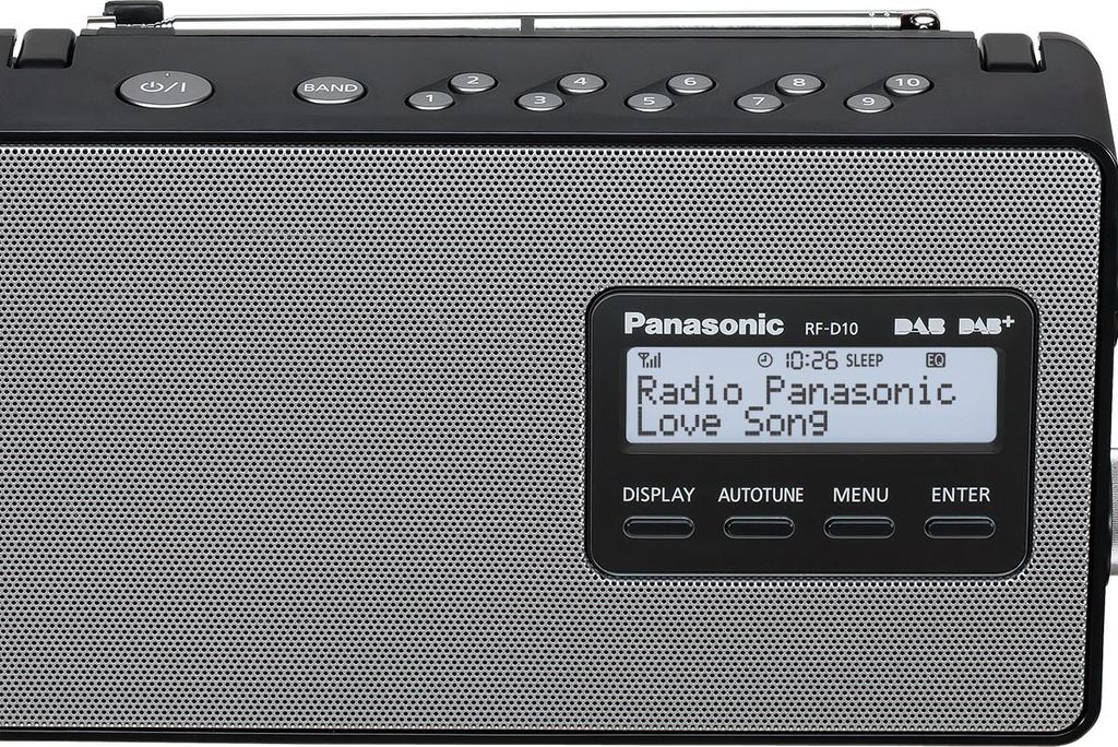Panasonic RF-D10EG-K - Radio digitale, nero, DAB+/FM, Immagine del prodotto 