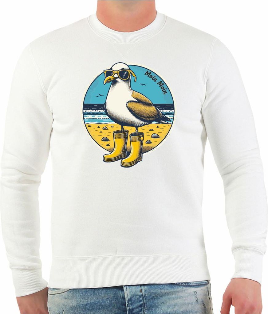 Herren Sweatshirt Moin Moin
