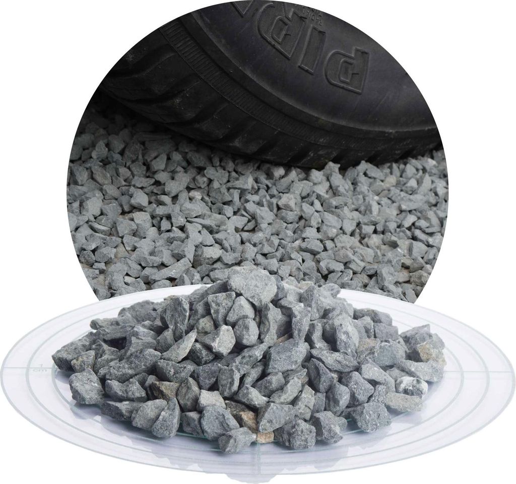 Schicker Mineral-Diabas Ziersplitt grau 25 kg-8-11mm Produktbild 