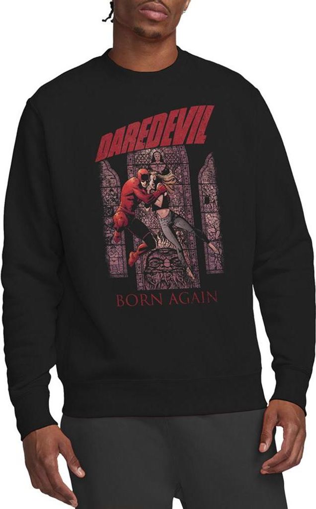 Daredevil - "Born Again" Sweatshirt für Herren/Damen Uni TV21931 (L) (Schwarz)