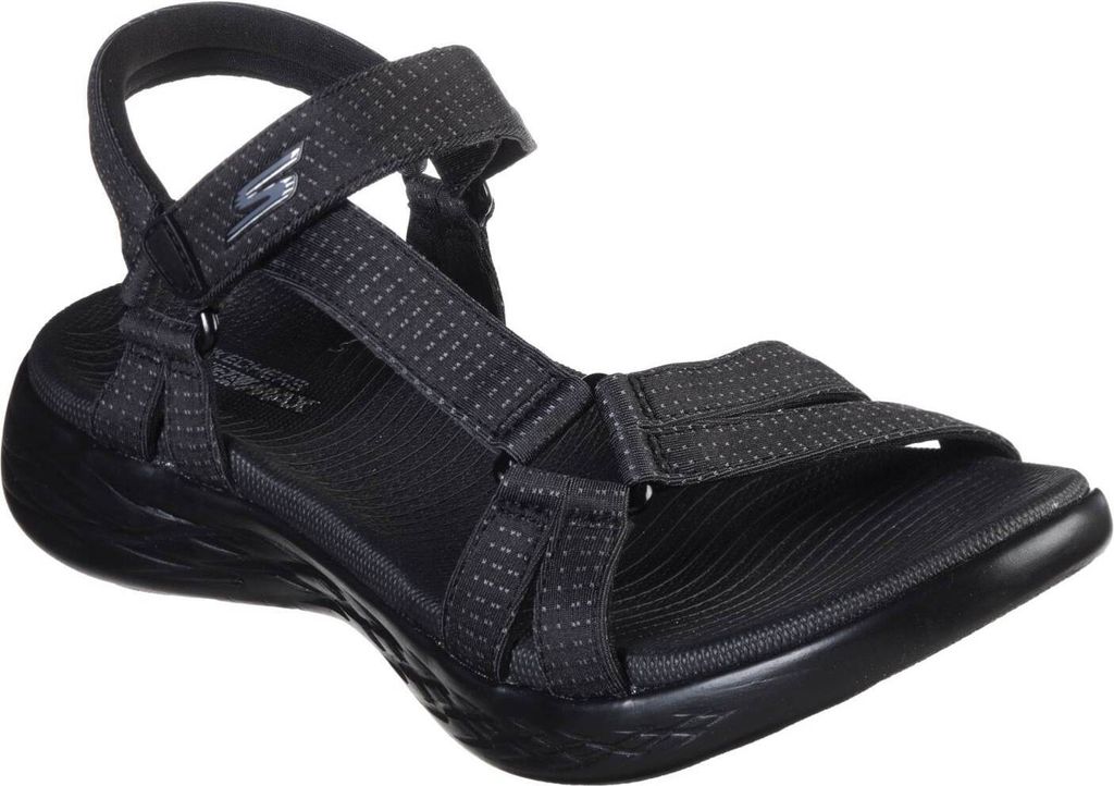 Skechers Komfort Sandalen Damen 39362D3135333136 Schwarz 40 Produktbild 