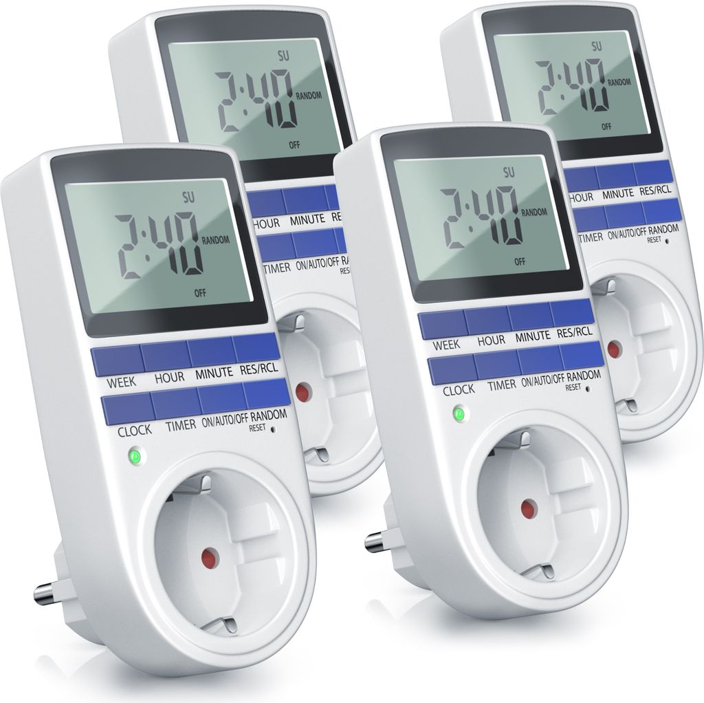 BEARWARE 4x minuterie, numérique, écran LCD 2,1", max. Image du produit 
