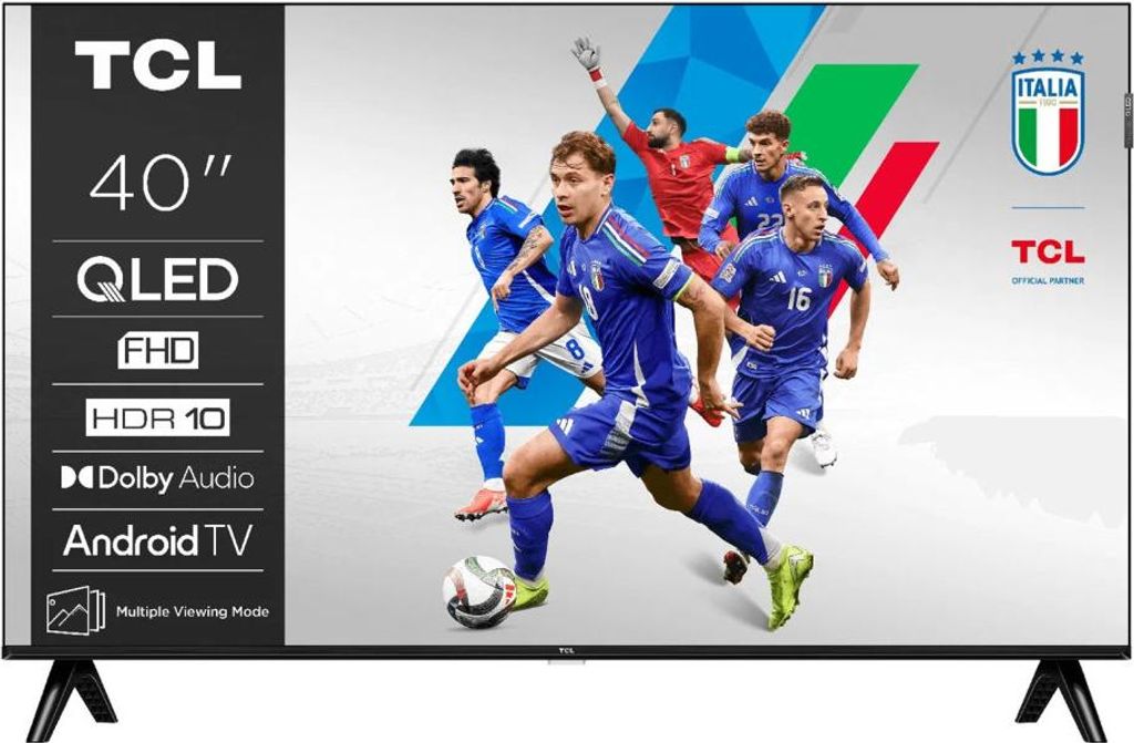 TCL Televizorius TCL QLED 40V5C, 100 cm, išmanusis „Google Obrázok produktu 