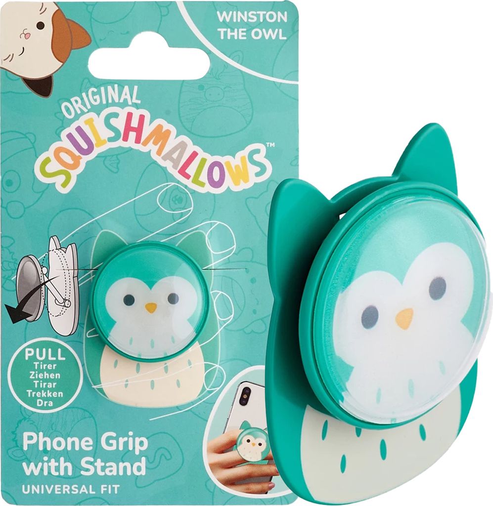 Squishmallows Winston die Eule Handyhalterung Produktbild 1