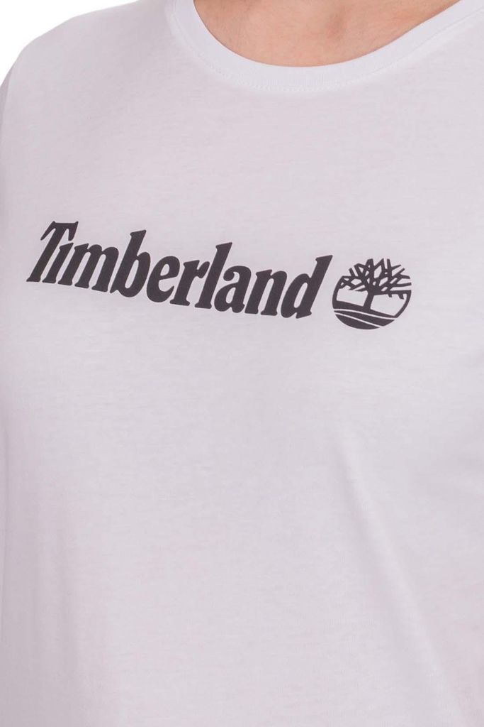 TIMBERLAND - Damen-T-Shirt mit linearem Logo - Größe XL