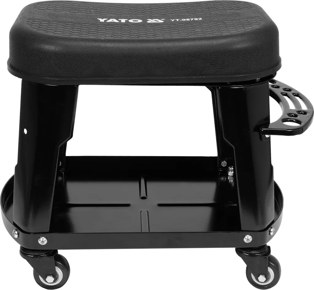 Sgabello Professionale da Officina 140kg | Sedia Lavoro 450x270x350 mm