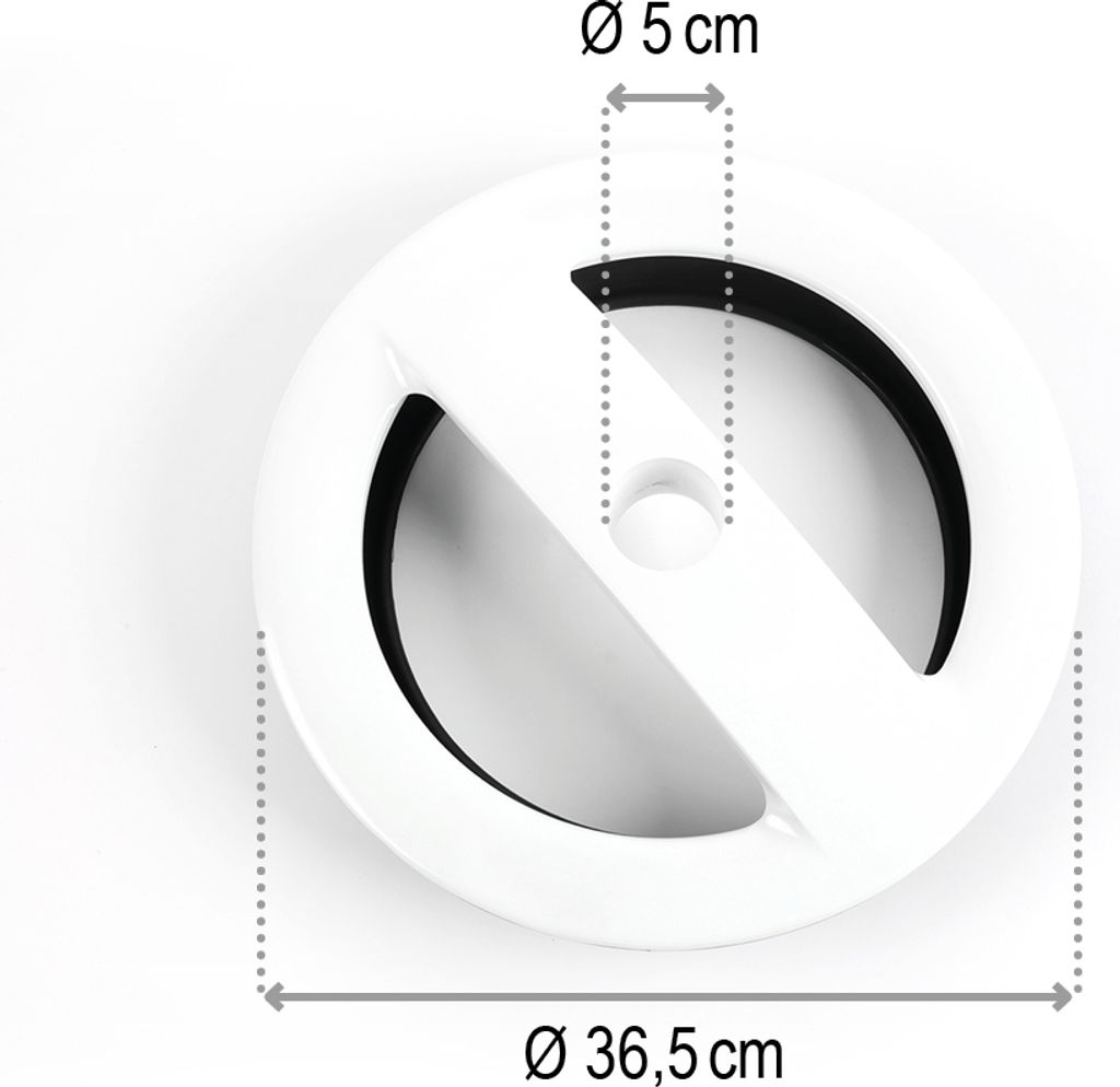 Fuß weiß für Topstar Hocker Sitness Bob Bobby Sitztrainer Ersatzteil Nachkauf