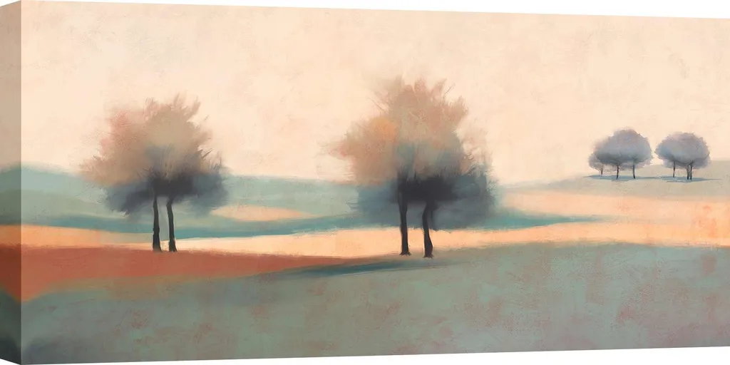 Toile murale de luxe Minimal Landscape III 100x50cm style épuré chic