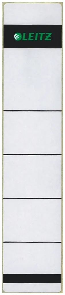 Étiquette Autocollante Grise 39x192mm Leitz pour Classeur Étroit x10