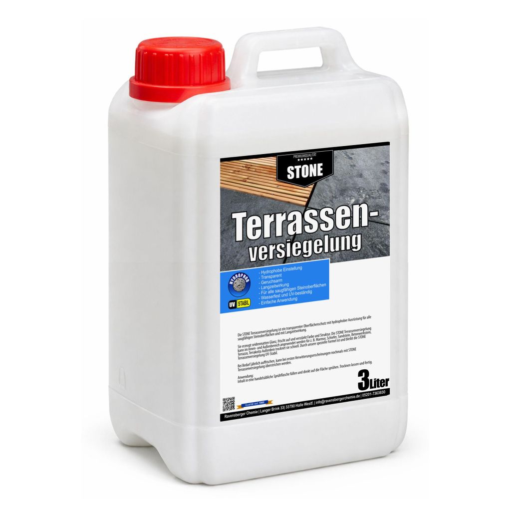 STONE Terrassenversiegelung 3 Liter – transparente Produktbild 