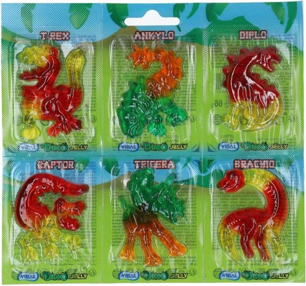 Vidal Dino Jelly 6x11g Produktbild 