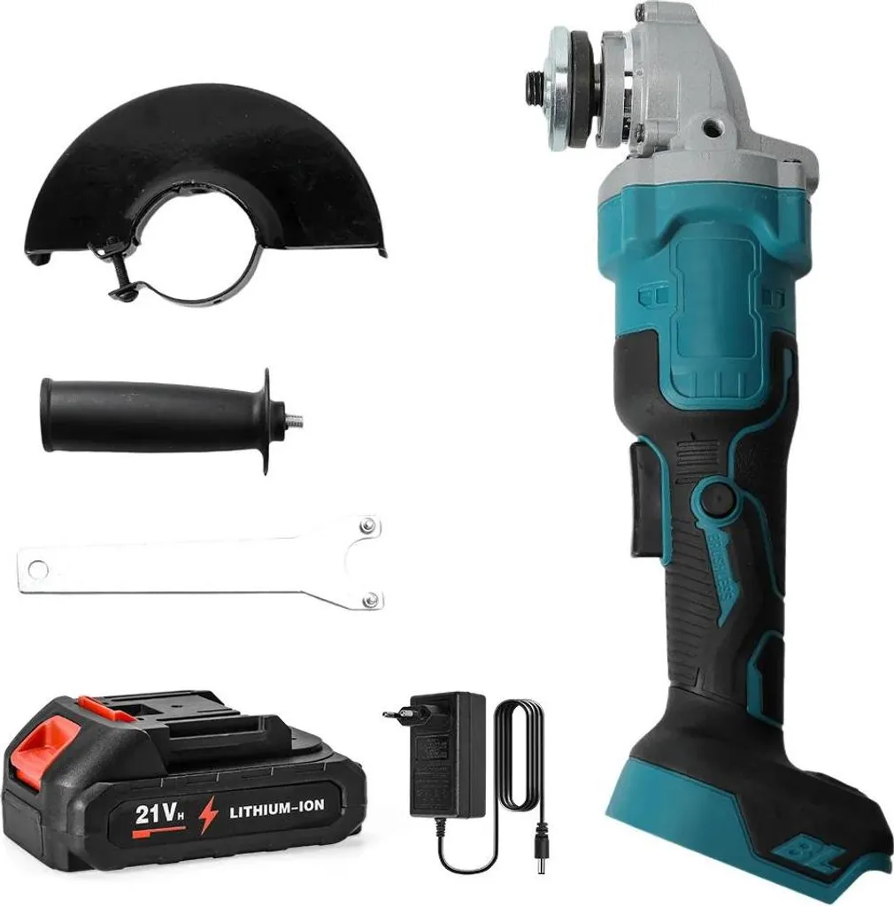 Smerigliatrice Angolare a Batteria 21V - Brushless e Velocità Variabile
