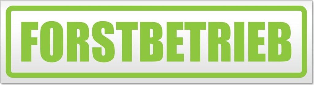 Forstbetrieb Magnetschild Schild magnetisch