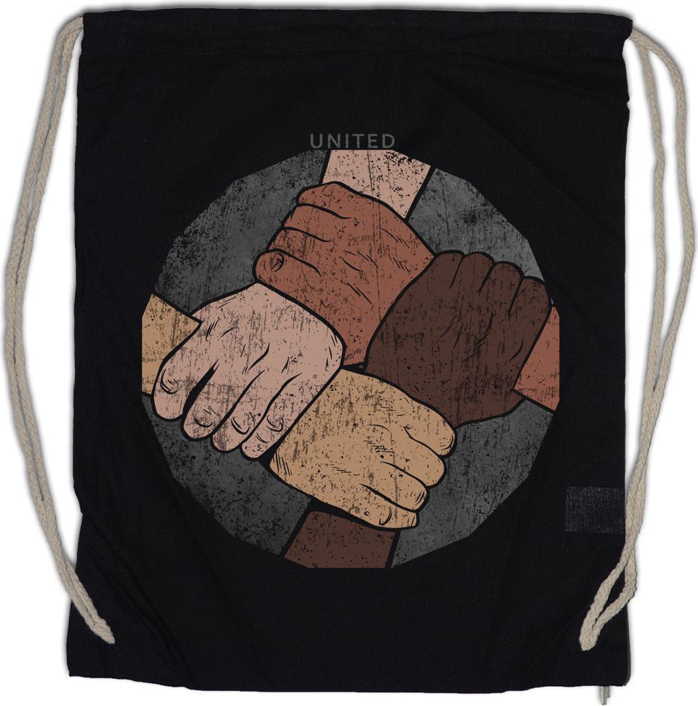 Urban Backwoods United, Turnbeutel, Farbe: Schwarz