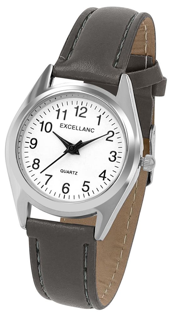 Montre pour femme, bracelet en imitation cuir, verre Image du produit 