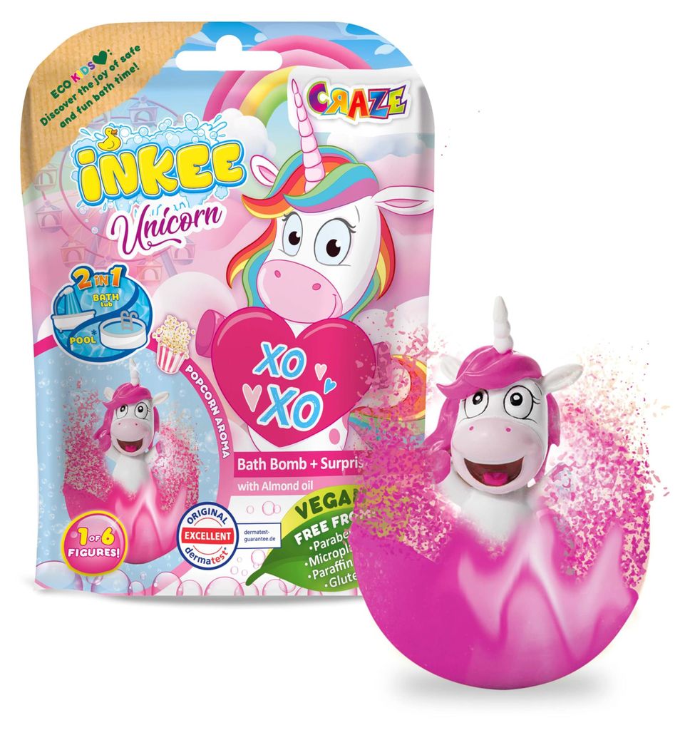 CRAZE UNICORN Badekugel mit Überraschung Produktbild 