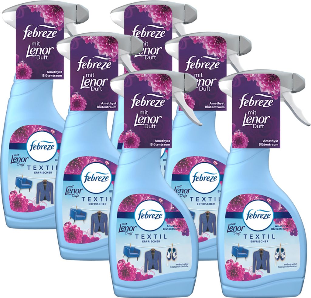 6 x Febreze & Lenor Amethyst Blütentraum Produktbild 