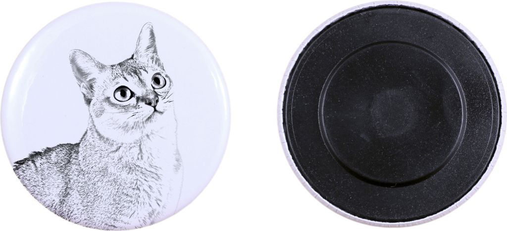 Singapura Katze - Sammlung von einzigartigen Magneten, eigenes Foto, Marke Art-Dog