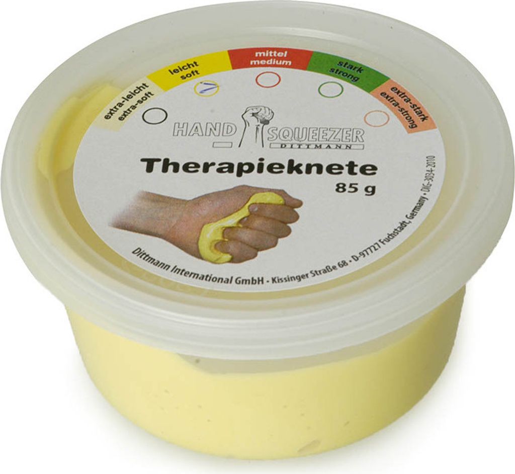 Dittmann Handknete, 85g - gelb Produktbild 