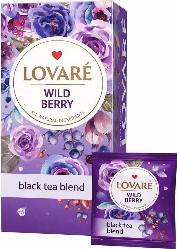 Tè Lovare "Frutti di bosco" Tè nero 24*2g Immagine del prodotto 