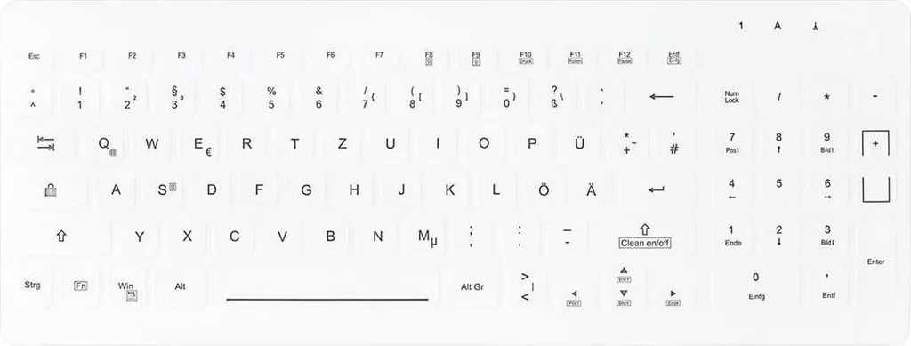 Clavier Hygiénique Compact Rétroéclairé : Fini la Saleté au Bureau