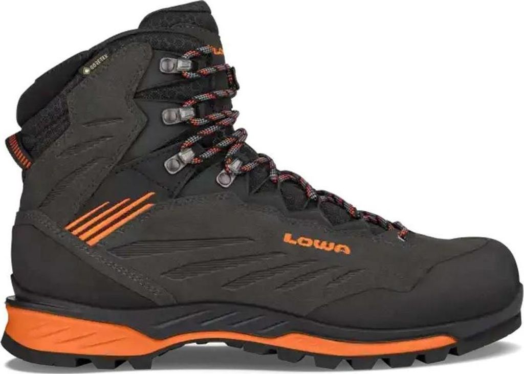 Lowa Herren Trekkingstiefel CADIN II GTX MID Anthrazit Flame