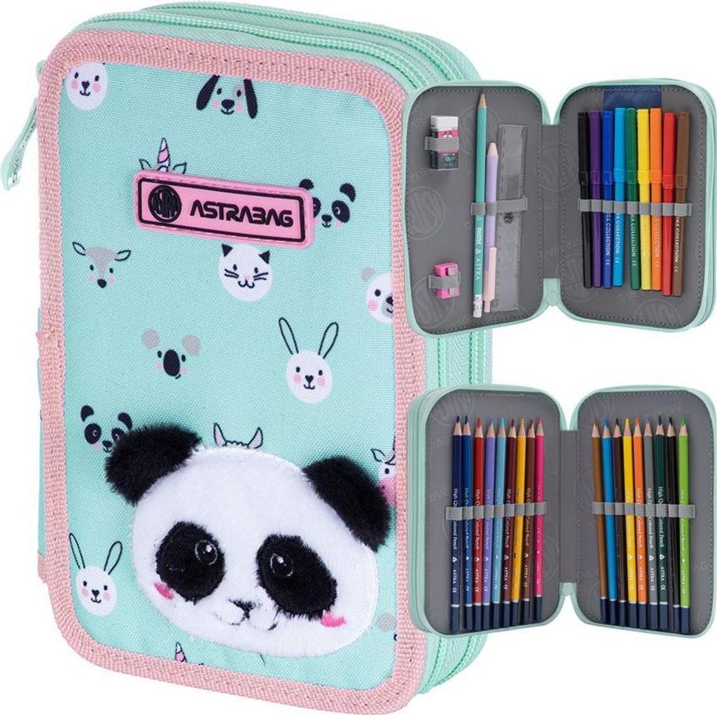 ASTRABAG TEDDY PANDA double trousse AC21 Astra 503023025 Image du produit 