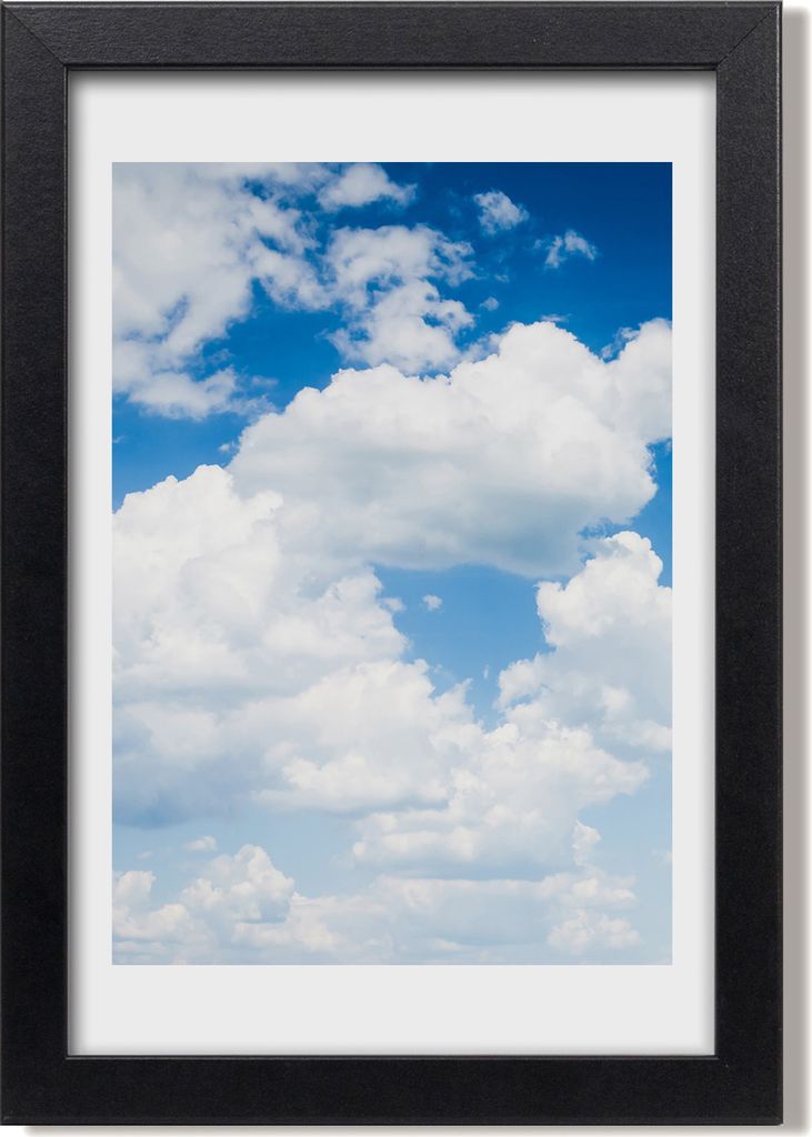 Bild 20x30 MDF-Rahmen, Wandkunst Wolken im Himmel Produktbild 