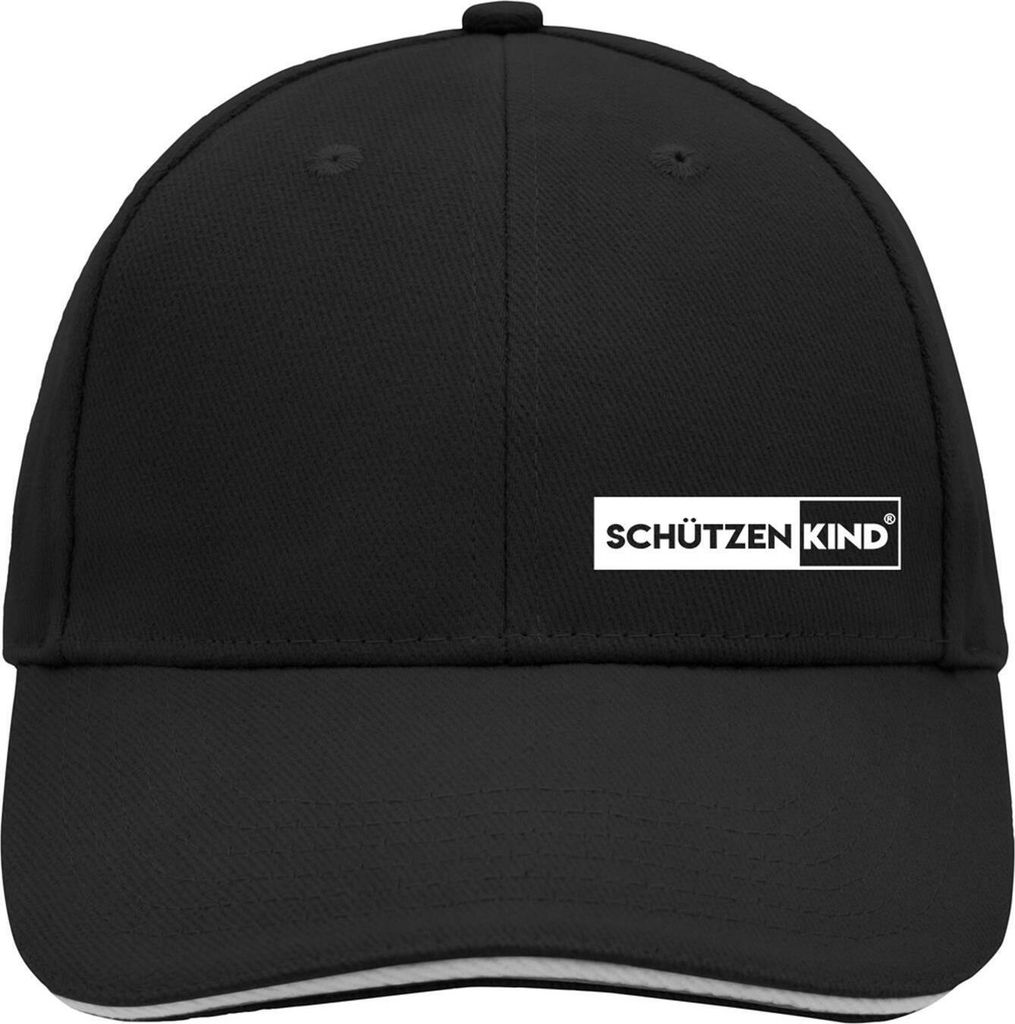 Hellweg Druckerei Cappy Mütze Schützenkind Modern Geschenk Kappe Black/Light Grey Schützenkind Modern Präsent