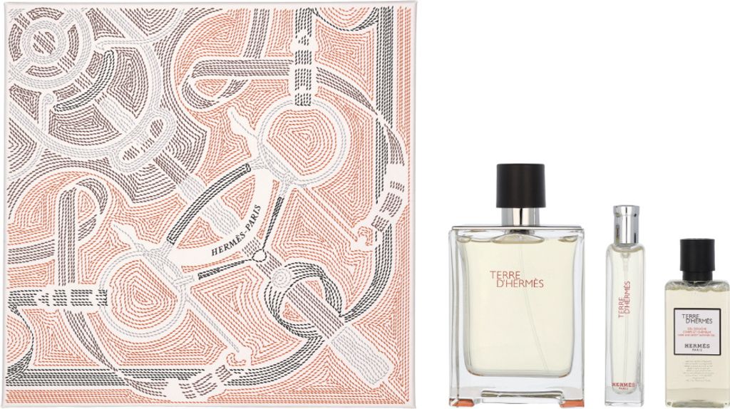 Hermes Terre D'Hermes Giftset Edt Spray 100/Edt Spray 15ml/Hair and Body Shower Gel 155 ml