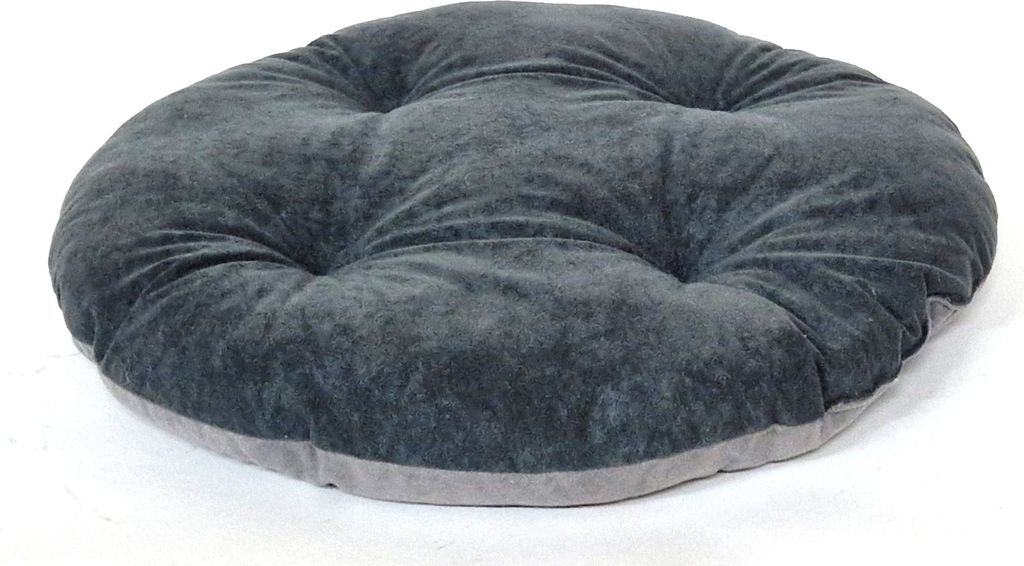 Tigana Kissen Rund zweiseitig Grau / Dunkelgrau Ø 47 cm