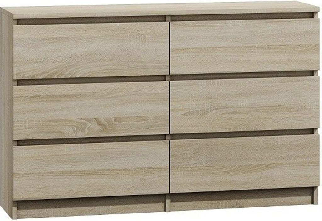 CDF Kommode Malwa M6 120| Farbe: Eiche Sonoma | Schrank für Produktbild 