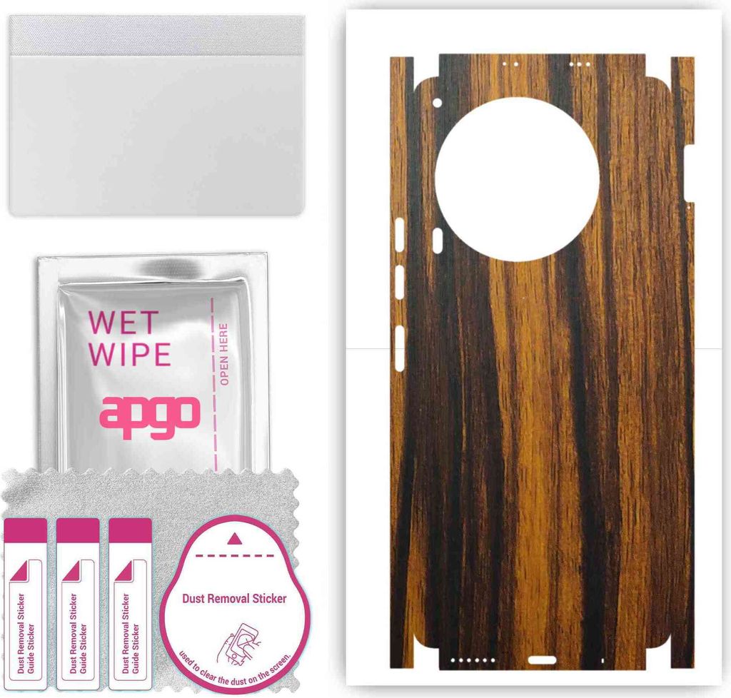 apgo Rückseite + Seiten Schutzfolie, Skin, kompatibel mit Tecno Camon 30 5G, Hinten Displayschutzfolie aus Vinylfolie, kratzfest, einfache Montage...