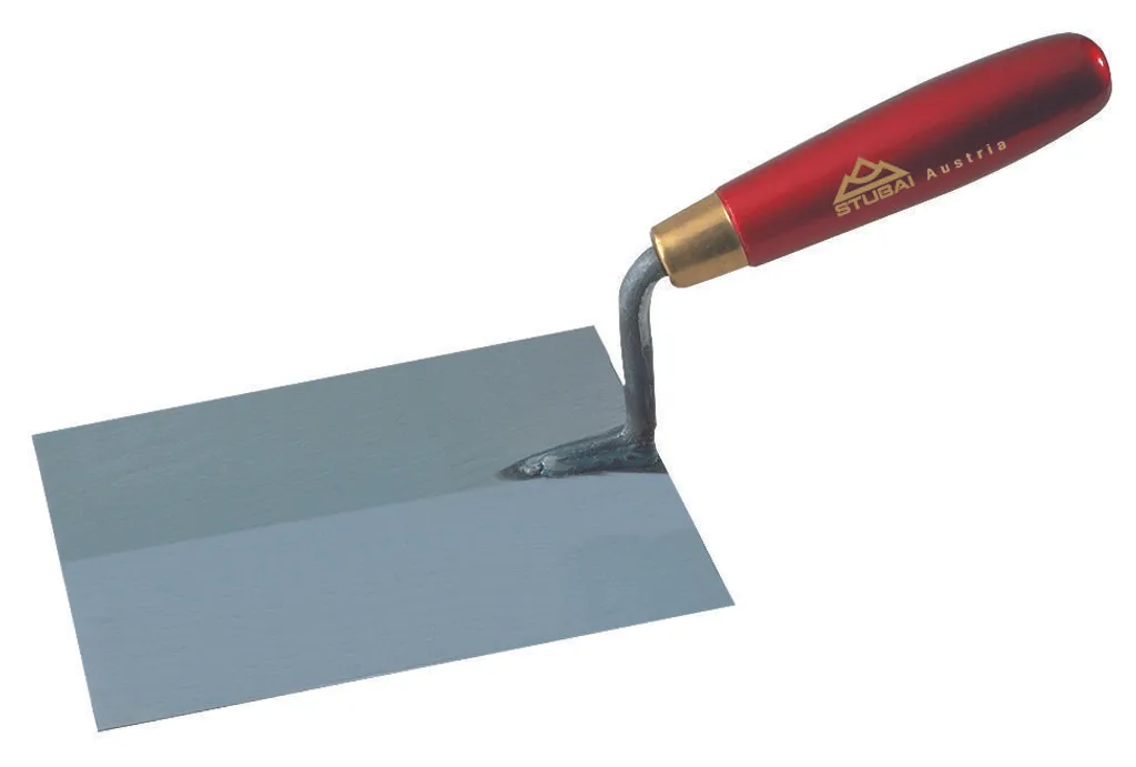 Stubai 180mm Frattazzo Sud-Tedesco Manico Rosso - Cazzuola Forgiata Professionale