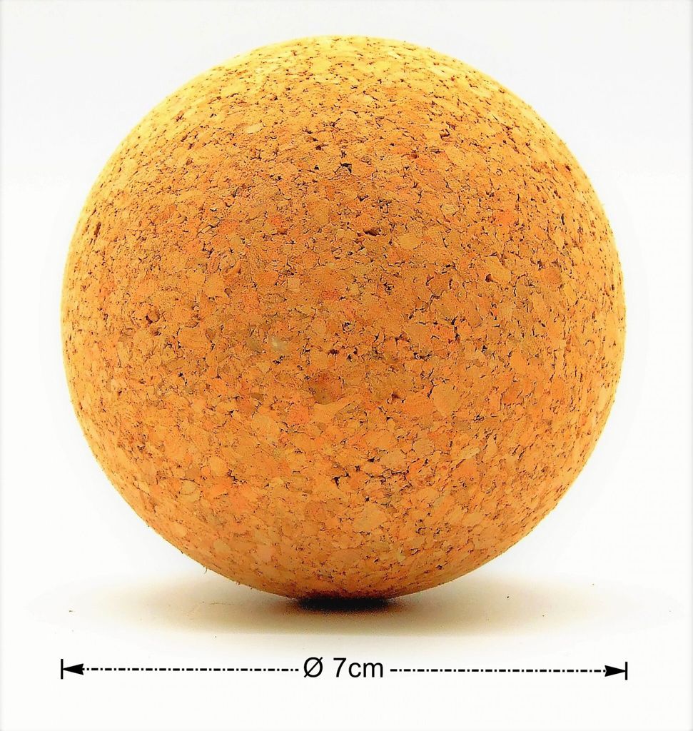 Kork Kugel 7 cm - Weinkorken Kugelstopfen Holzkorken Korkbälle Korkstopfen