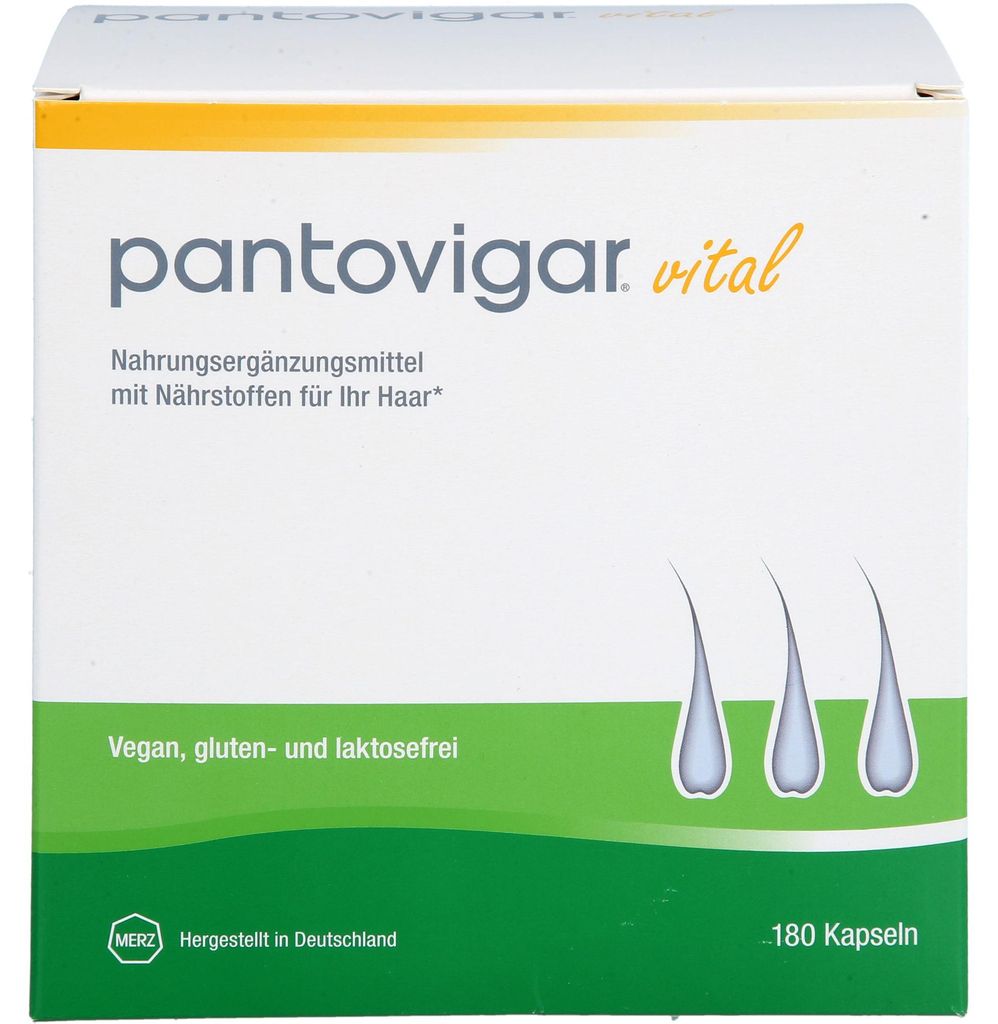 Pantovigar vital Kapseln für normales Haarwachstum, 180 St. Kapseln