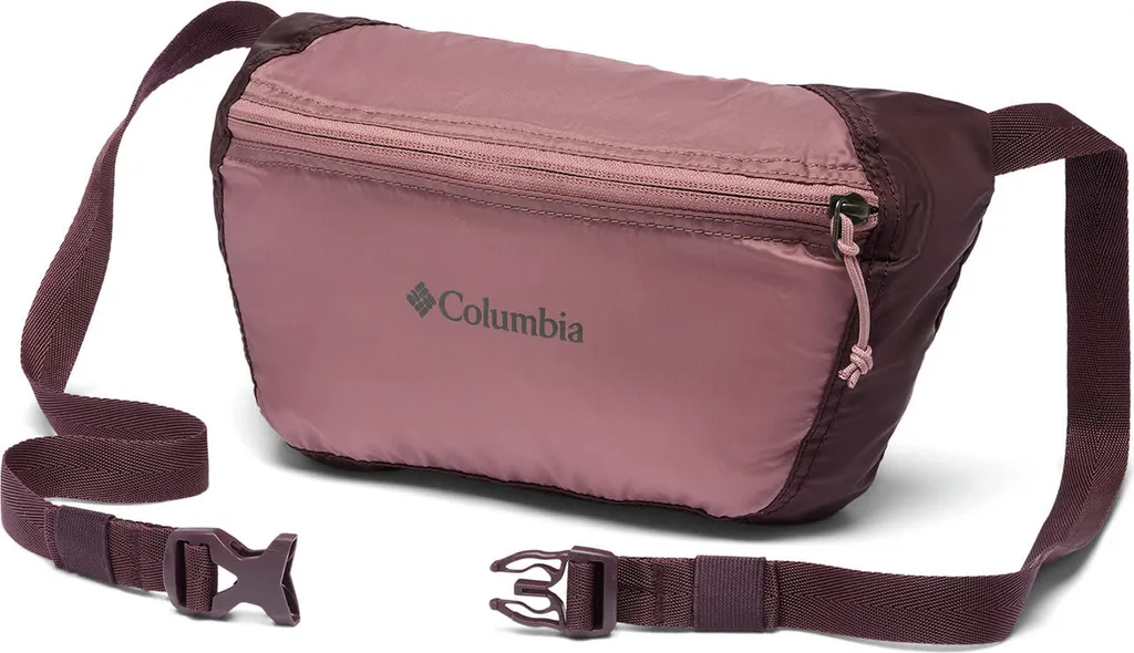 Sacoche de ceinture Columbia compressible rose pour randonnée et voyage