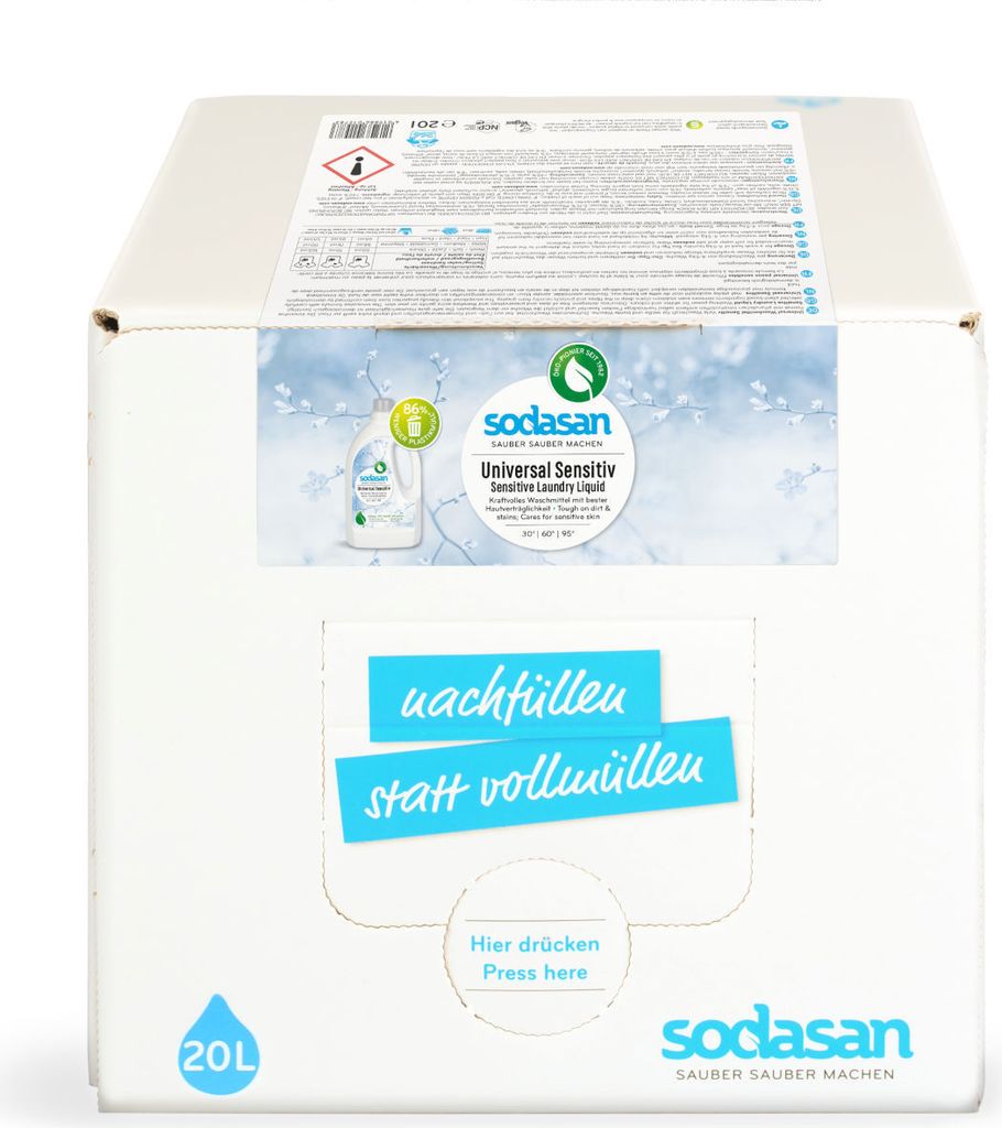 SODASAN Universal Waschmittel Sensitiv 20 Liter