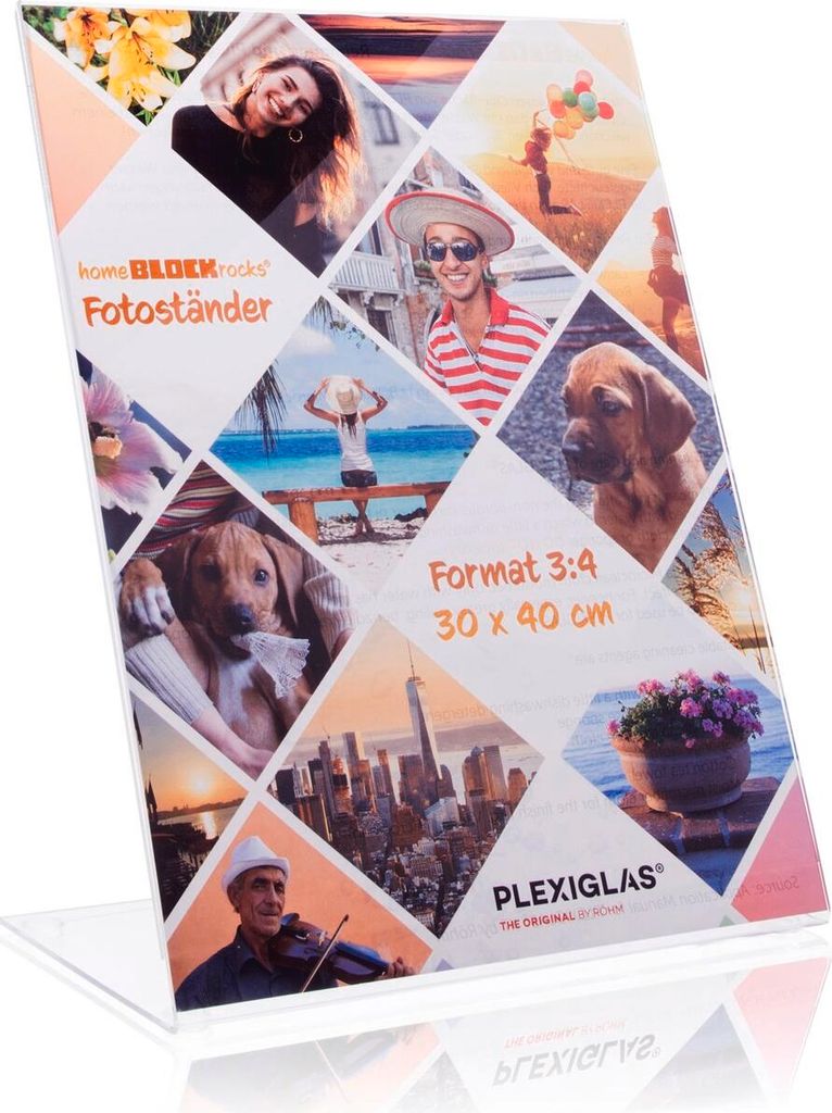 Fotoaufsteller / Fotoständer 30 x 40 cm (Format 3:4)