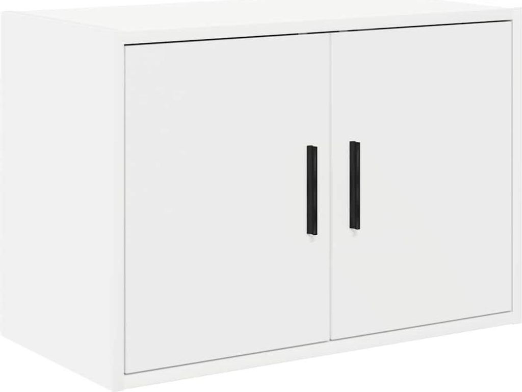 vidaXL Armadio a muro per garage in legno bianco Immagine del prodotto 