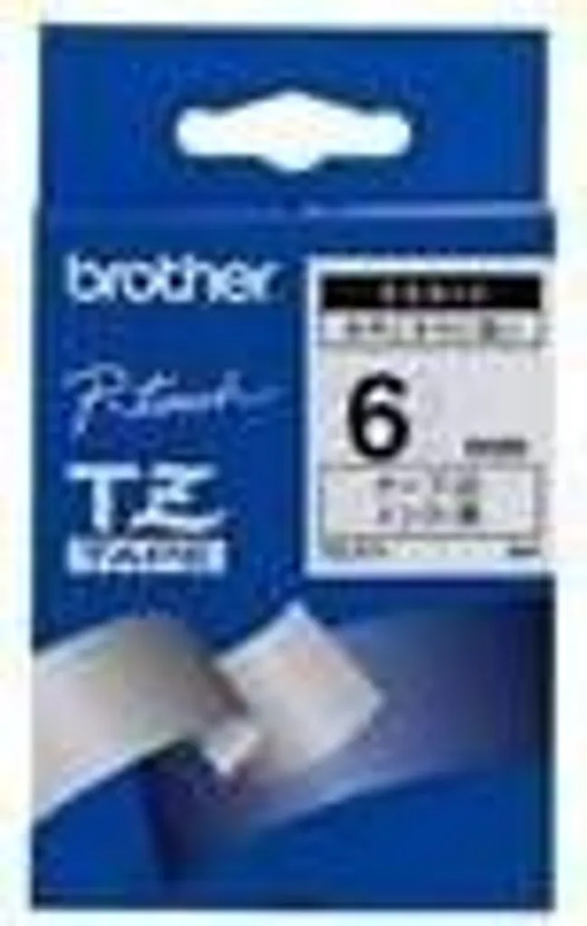 Nastro Brother TZ211 6mm: Organizza la tua Casa con P-Touch Nero/Bianco