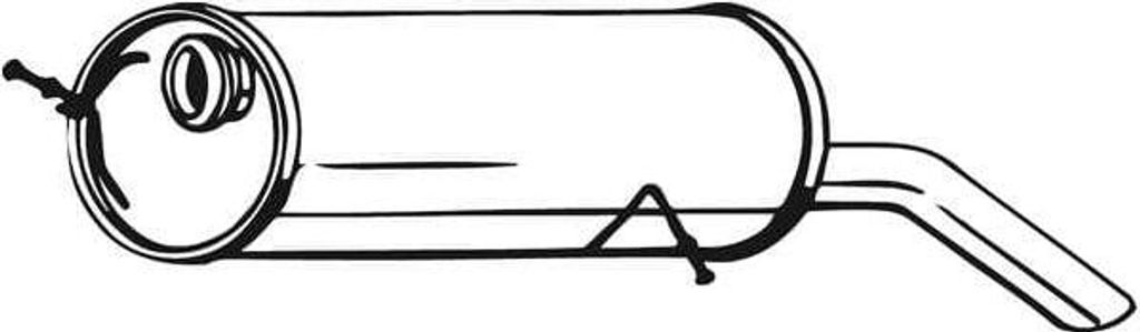 Bosal Endschalldämpfer 190-511