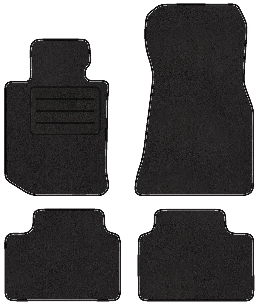 Set Tappetini Su Misura BMW 4 G26 Gran Coupé 2021-2026 Velour Nero