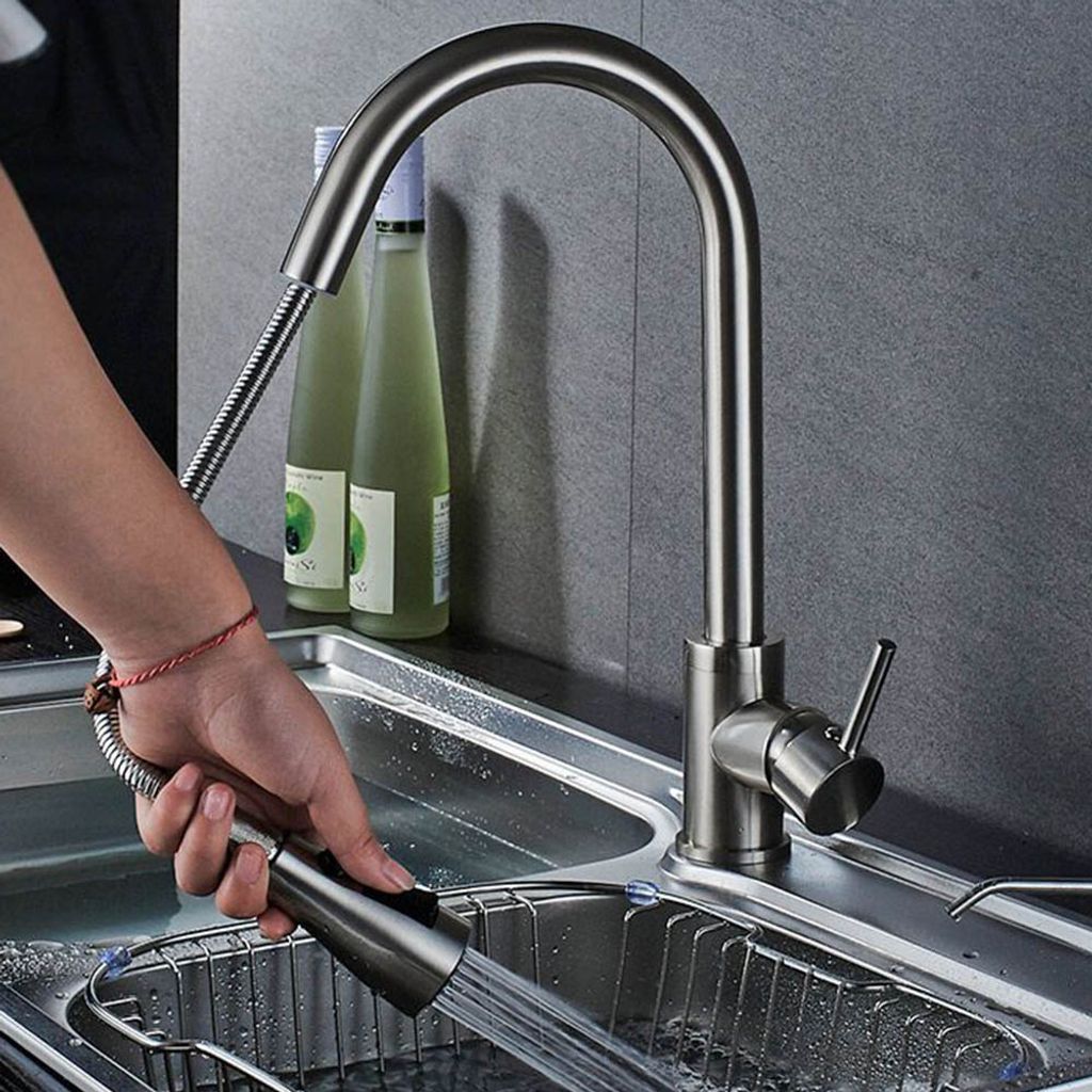 Küchenarmatur Wasserhahn Mischbatterie Spültischarmatur für Küche 
